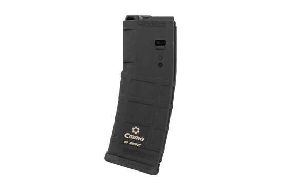The CMMG 9mm magazine AR PMAG holds 30 rounds of ammunition